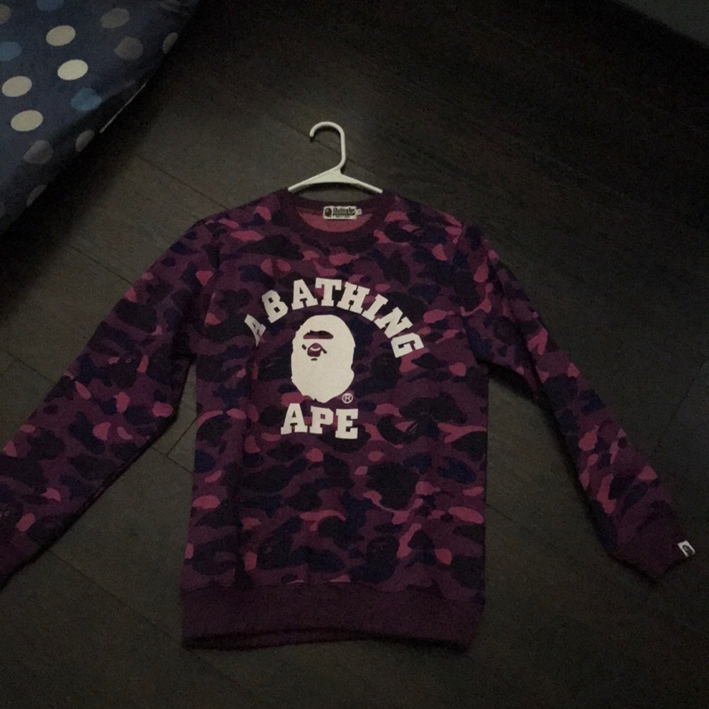 Bape crew neck